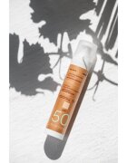 Korres Red Grape Tinted Daily Sunscreen lotiune de plaja tonifianta pentru uniformizarea nuantei tenului SPF 50 50 ml