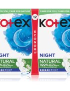Kotex Natural Night absorbante 12 buc