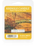 Kringle Candle Amber Wood ceară pentru aromatizator 64 g