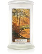 Kringle Candle Amber Wood lumânare parfumată 624 g