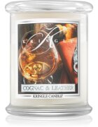 Kringle Candle Brandy & Leather lumânare parfumată 411 g