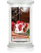 Kringle Candle Classic Strawberries & Cream lumânare parfumată 623 g