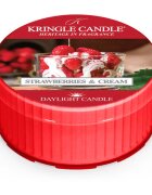 Kringle Candle Strawberries & Cream lumânare 42 g