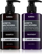 KUNDAL Honey & Macadamia Amber Vanilla set pentru păr uscat și deteriorat
