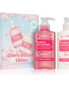KUNDAL Honey & Macadamia Cherry Blossom Edition set cadou pentru păr