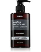 KUNDAL Honey & Macadamia Cherry Blossom sampon natural pentru păr uscat și deteriorat 500 ml
