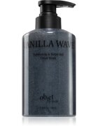 KUNDAL Objet Exfoliating & Waterfull Hand Wash Săpun lichid hrănitor pentru mâini cu efect de exfoliere cu parfum Vanilla Wave 380 ml