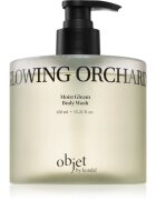 KUNDAL Objet Moist Gleam Body Wash gel parfumat pentru duș pentru hidratare intensa cu parfum Glowing Orchard 450 ml