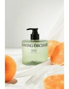 KUNDAL Objet Moist Gleam Body Wash gel parfumat pentru duș pentru hidratare intensa cu parfum Glowing Orchard 450 ml