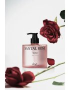 KUNDAL Objet Moist Gleam Body Wash gel parfumat pentru duș pentru hidratare intensa cu parfum Santal Rose 450 ml