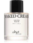 KUNDAL Objet Satin Glow Body Oil ulei de corp hranitor pentru hidratare intensa cu parfum Naked Cream 100 ml