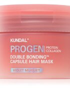 KUNDAL Progen Double Bonding Capsule Hair Mask mască regeneratoare pentru părul deteriorat cu parfum Violet Muguet 180 g