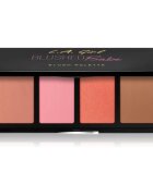 L.A. Girl Cosmetics Fanatic paleta fard de obraz culoare Blushed Babe 4x4 g