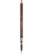 L.A. Girl Cosmetics Featherlite creion de sprancene de lunga durata cu pensula culoare Medium Brown 1.1 g