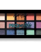 L.A. Girl Cosmetics PRO Pastels paletă cu farduri de ochi 18 g