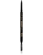 L.A. Girl Cosmetics Shady Slim creion pentru sprancene cu pensula culoare Blackest Brown 0.01 g