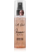 L.A. Girl Cosmetics Shimmer Spray fixator make-up pentru fata si corp culoare Rose Gold 80 ml