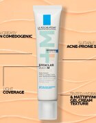 La Roche-Posay Effaclar DUO+M Unifiant crema tonica iluminatoare cu efect de hidratare culoare Light 40 ml