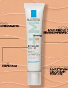 La Roche-Posay Effaclar DUO+M Unifiant crema tonica iluminatoare cu efect de hidratare culoare Medium 40 ml