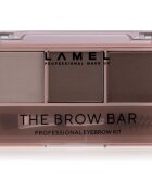LAMEL BASIC The Brow Bar paleta pentru machiaj sprancene cu pensula #402 45 g