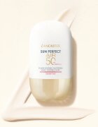 Lancaster Sun Perfect Air 50 Sensitive Mineral lichid protector ultra ușor pentru piele sensibila cu tendinte de inrosire SPF 50 40 ml