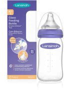 Lansinoh NaturalWave Glass biberon pentru sugari Slow 1 buc