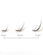 Lash Brow Bonding Eyelashes gene false mănunchi Extra Small Brownie 1 buc