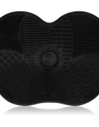 Lash Brow Silicone Make-up Brush Wash Matte Black suport pentru curățarea pensulelor mărime S 1 buc
