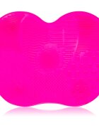 Lash Brow Silicone Make-up Brush Wash Matte Pink suport pentru curățarea pensulelor mărime S 1 buc
