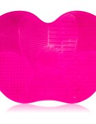 Lash Brow Silicone Make-up Brush Wash Matte Pink suport pentru curățarea pensulelor mărime XL 1 buc