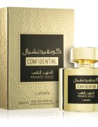 Lattafa Confidential Private Gold Eau de Parfum unisex 100 ml