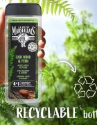 Le Petit Marseillais Cade Wood & Fern gel de duș 4 in 1 pentru bărbați 400 ml