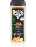 Le Petit Marseillais Ginger & Cypress Wood gel de duș 4 in 1 pentru bărbați 400 ml