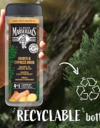 Le Petit Marseillais Ginger & Cypress Wood gel de duș 4 in 1 pentru bărbați 400 ml