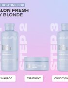 Lee Stafford Bleach Blondes Ice White masca de par neutralizeaza tonurile de galben 200 ml