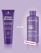 Lee Stafford Bleach Blondes Toning Conditioner balsam nuanțator pentru parul blond cu suvite 250 ml