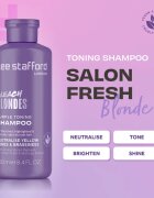Lee Stafford Bleach Blondes Toning Shampoo șampon pentru păr blond neutralizeaza tonurile de galben 250 ml