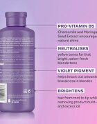 Lee Stafford Bleach Blondes Toning Shampoo șampon pentru păr blond neutralizeaza tonurile de galben 250 ml