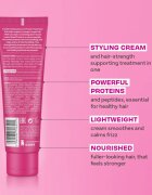 Lee Stafford Grow Strong & Long Styling Cream crema styling cu proteine 100 ml