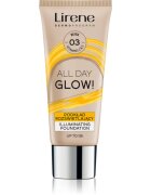 Lirene ALL DAY GLOW! machiaj lichid lucios pentru un efect de lunga durata culoare 03 Beige 30 ml
