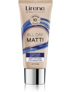 Lirene ALL DAY MATT! Make-up lichid matifiant pentru un efect de lunga durata culoare 10 Porcelain 30 ml