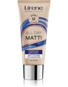 Lirene ALL DAY MATT! Make-up lichid matifiant pentru un efect de lunga durata culoare 12 Natural 30 ml
