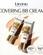 Lirene Derma Pigment Control Covering BB Cream SPF 50 Creama BB impotriva petelor ce ofera stralucire culoare 02 Nude 30 ml