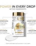 Lirene Derma Pigment Control Cream SPF 50 Cremă hidratantă radiance împotriva petelor pigmentare SPF 50 50 ml