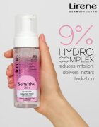 Lirene Sensitive skin spumă micelară calmantă pentru piele sensibilă 150 ml