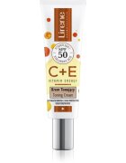 Lirene Vitamin Energy C+E cremă pentru față pentru uniformizarea nuantei tenului SPF 50 30 ml