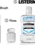 Listerine Advanced White Mild Taste apa de gura pentru albire 1000 ml