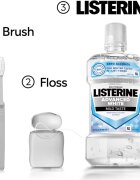 Listerine Advanced White Mild Taste apa de gura pentru albire 500 ml
