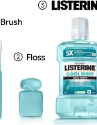 Listerine Cool Mint Mild Taste apă de gură fară alcool aroma Cool Mint 1000 ml
