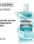 Listerine Cool Mint Mild Taste apă de gură fară alcool aroma Cool Mint 500 ml